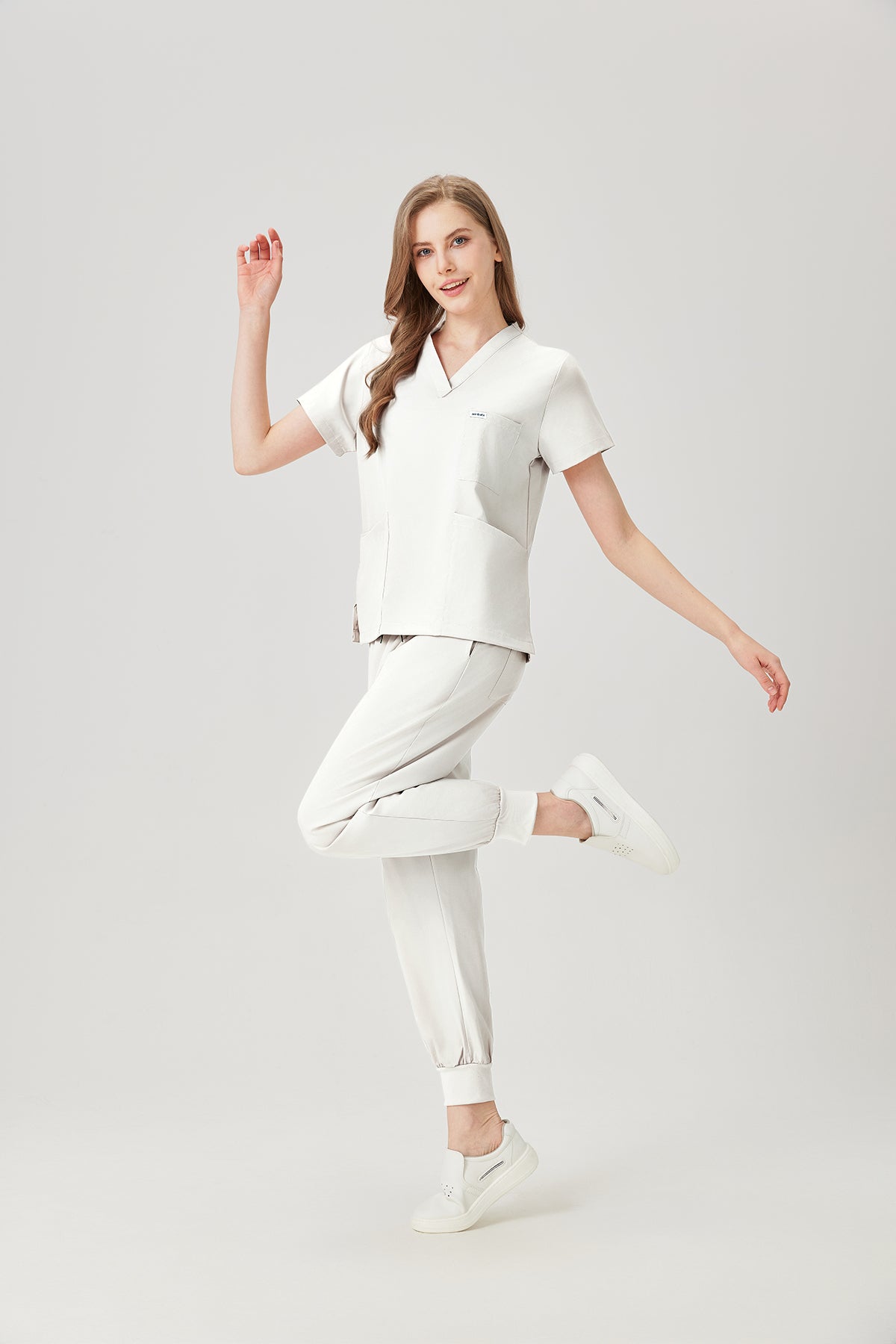 Prime Uniformes de Trabajo - Mujer Blanco crema