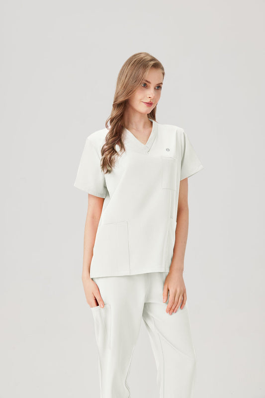 Classic Uniformes de Trabajo - Mujer Blanco crema