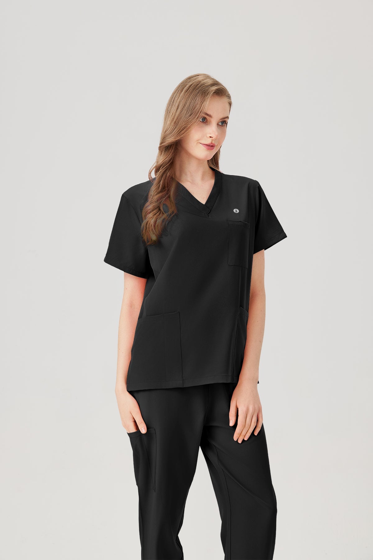 Classic Pijama Quirúrgica - Mujer Negro