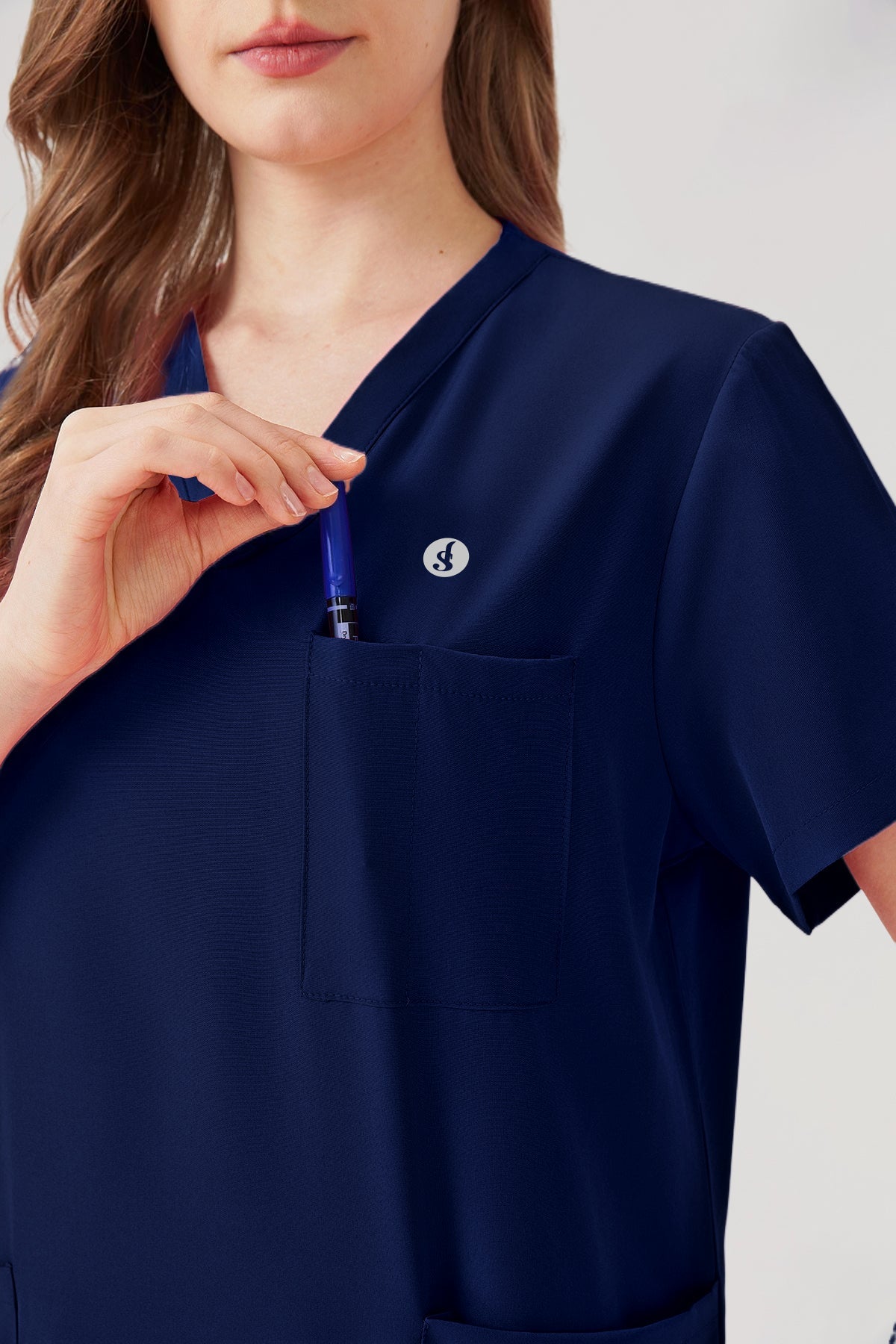 Classic Pijama Quirúrgica - Mujer Azul Marino