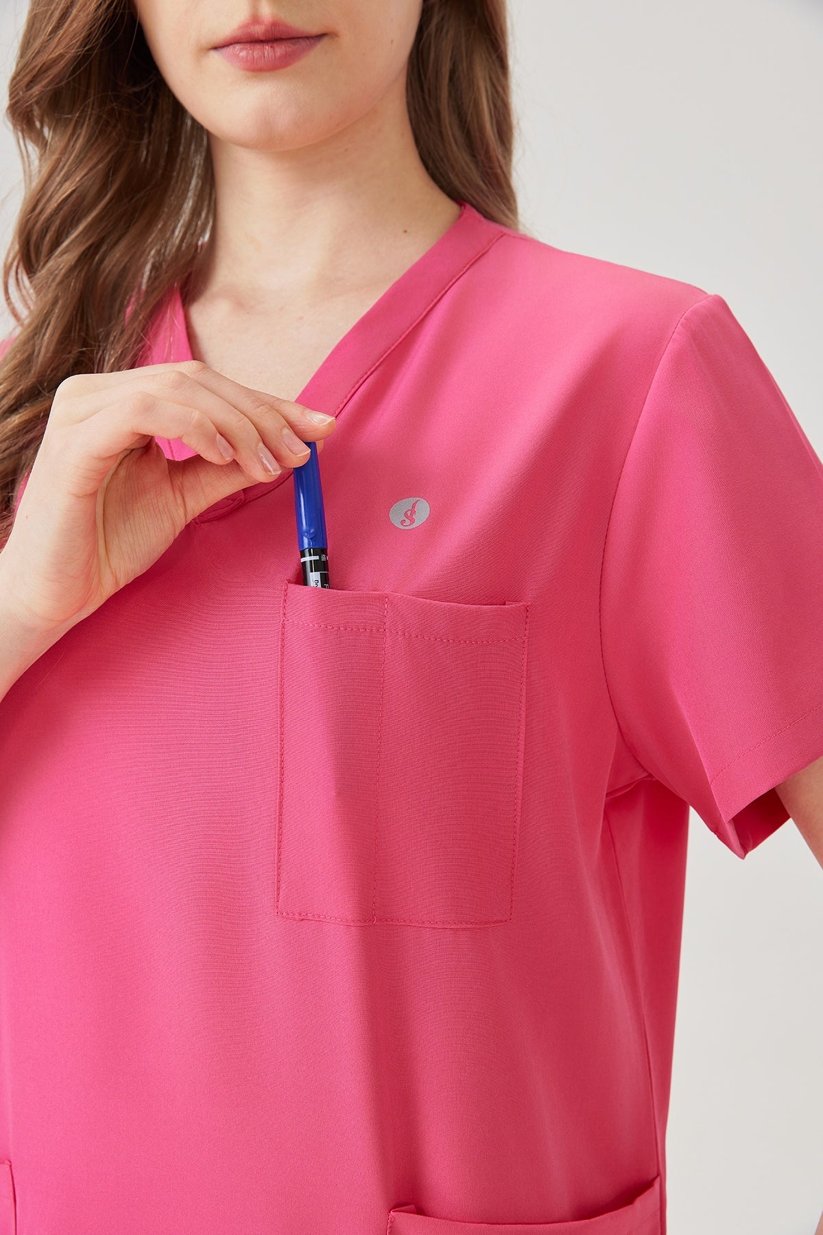 Classic Uniformes Médicos - Mujer Fucsia