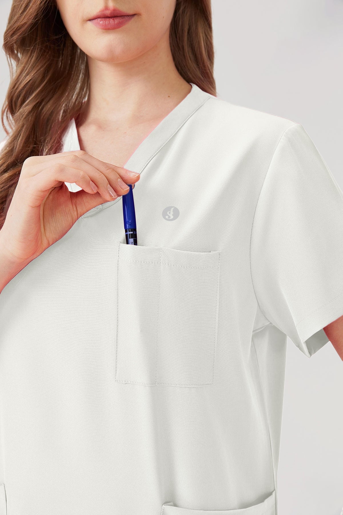 Classic Uniformes de Trabajo - Mujer Blanco crema