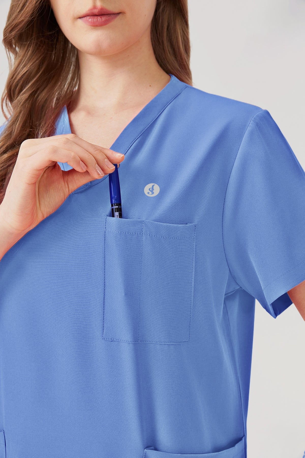 Classic Uniformes de Trabajo - Mujer Azul Claro