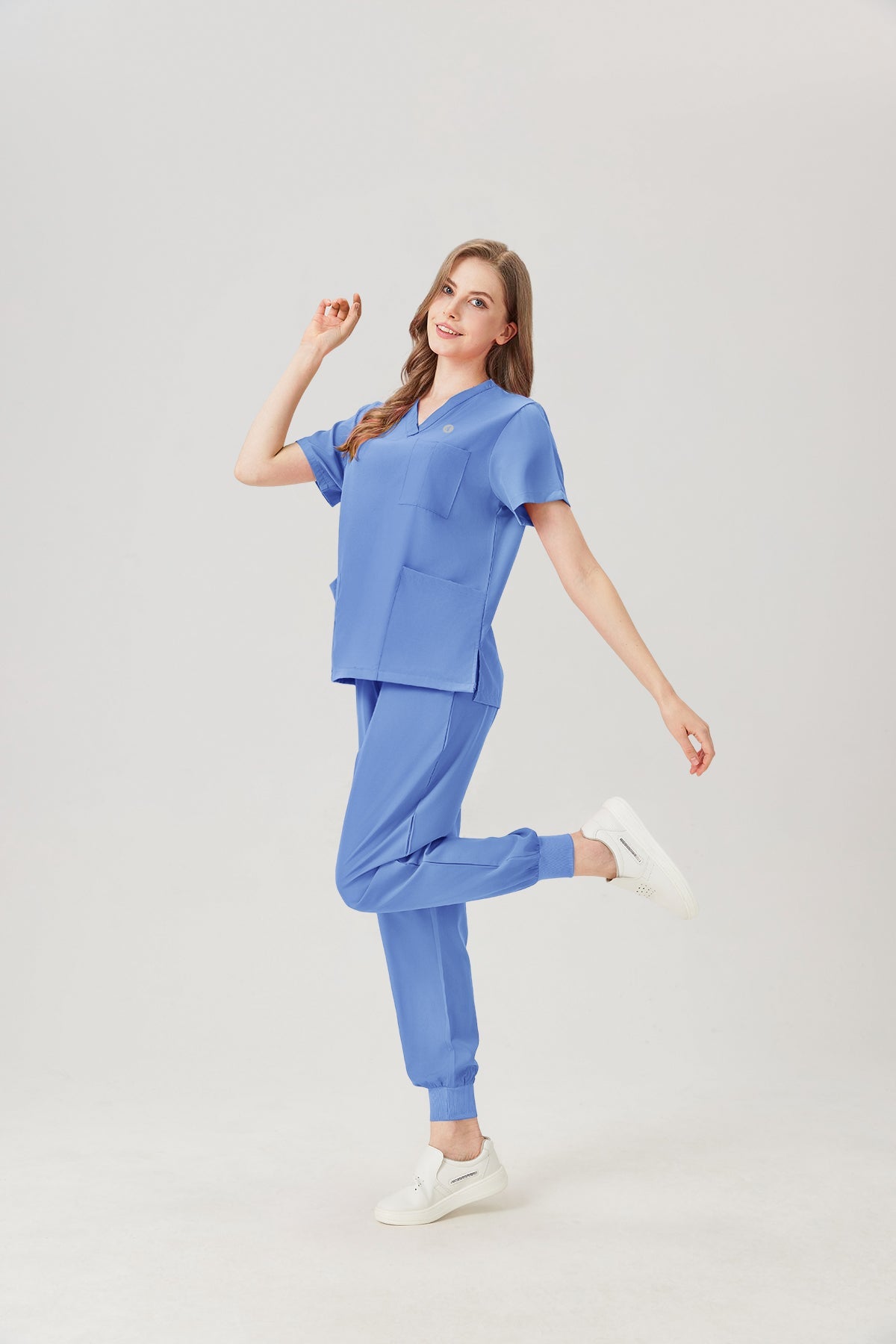 Classic Uniformes de Trabajo - Mujer Azul Claro