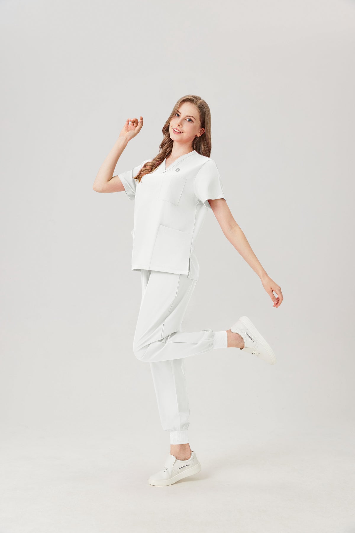 Classic Pijama Quirurgica - Mujer Blanco