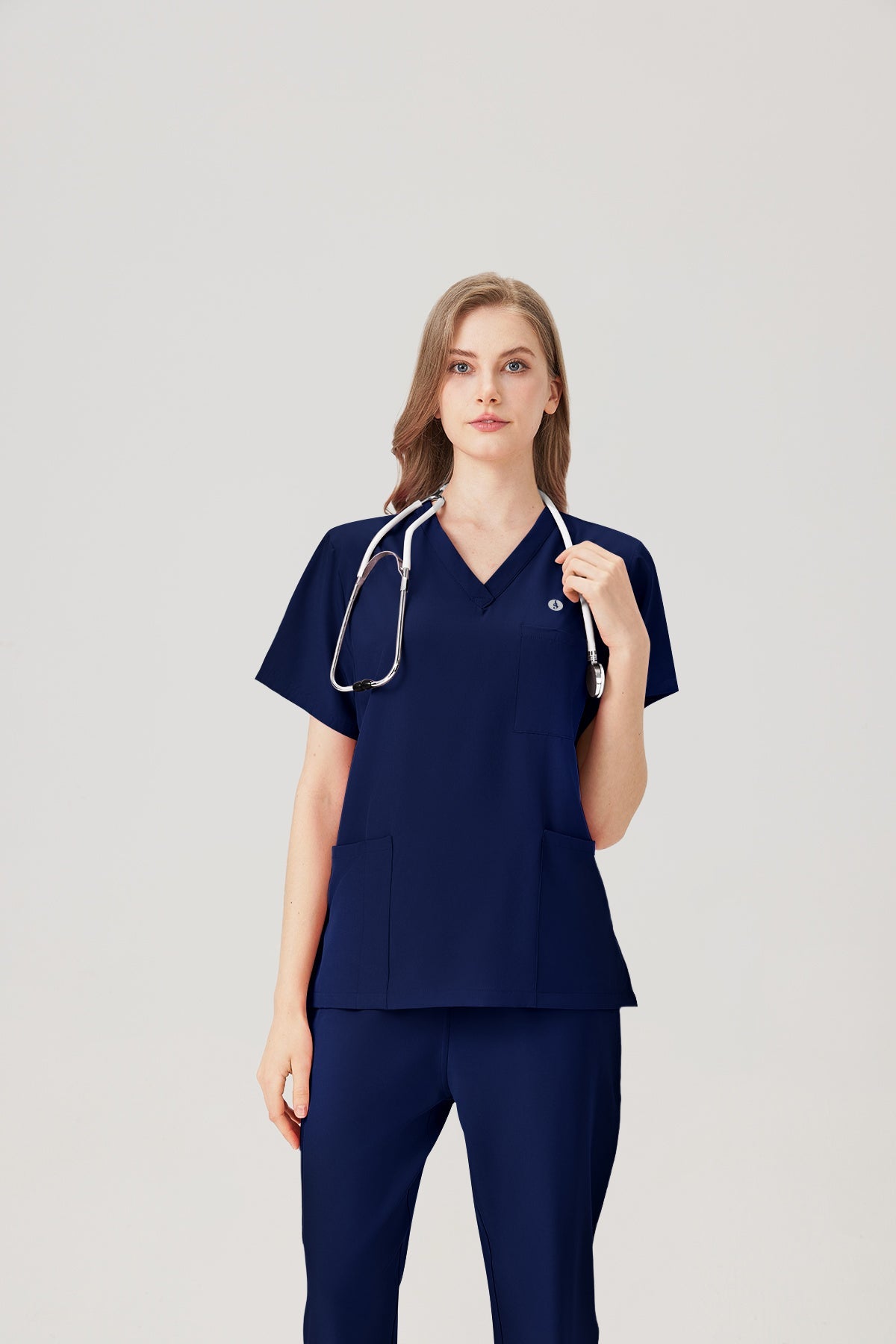 Classic Pijama Quirúrgica - Mujer Azul Marino