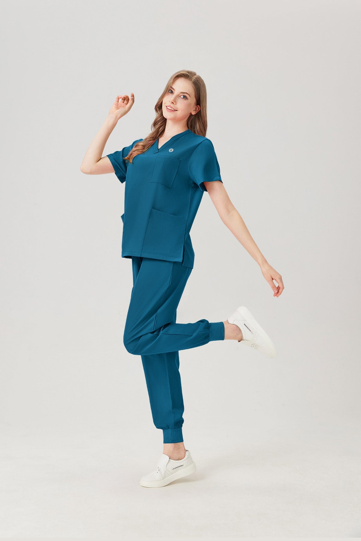 Classic Pijama Quirúrgica - Mujer Azure Blue
