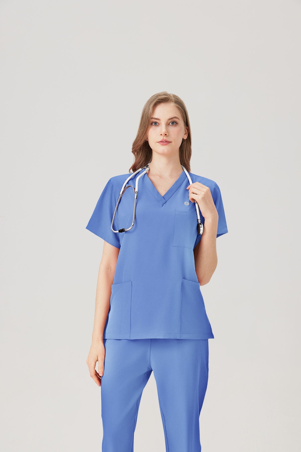 Classic Uniformes de Trabajo - Mujer Azul Claro