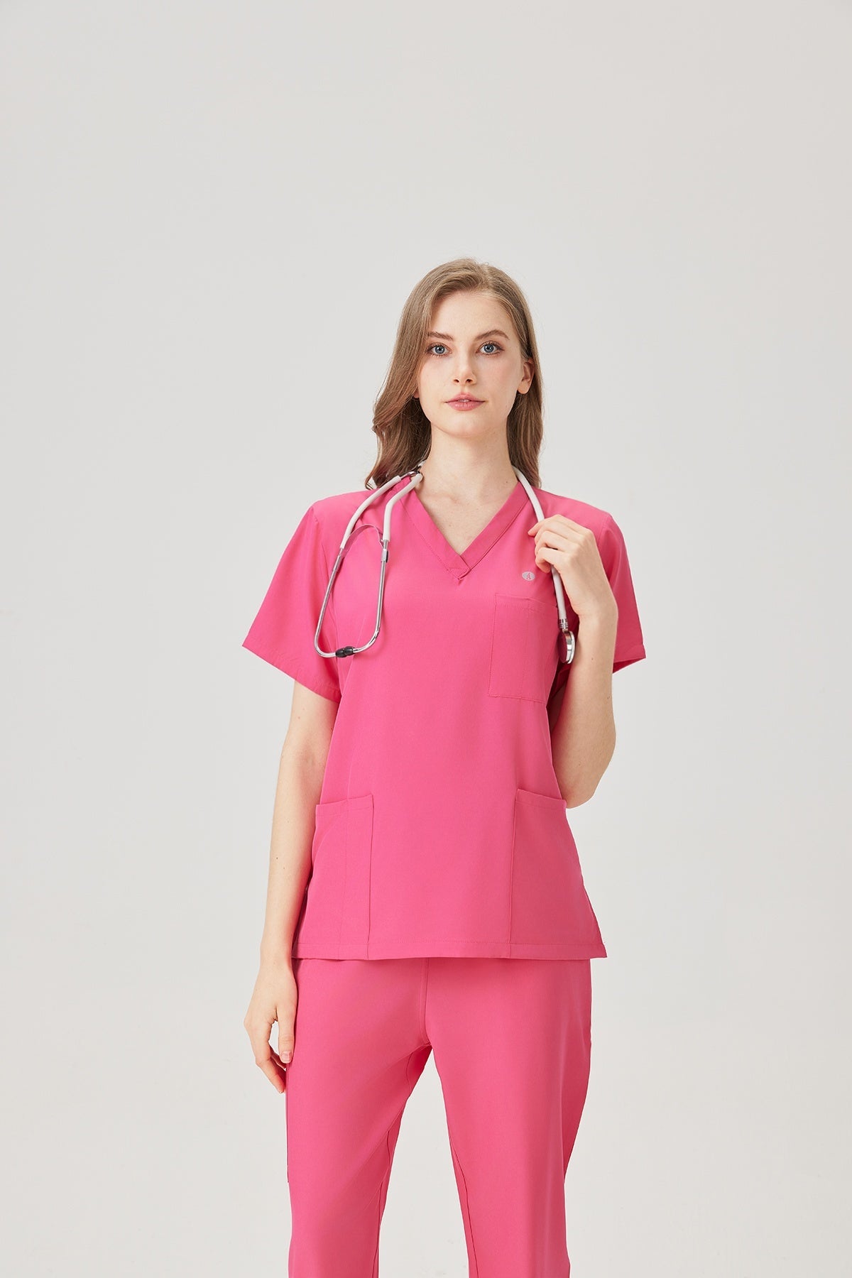 Classic Uniformes Médicos - Mujer Fucsia