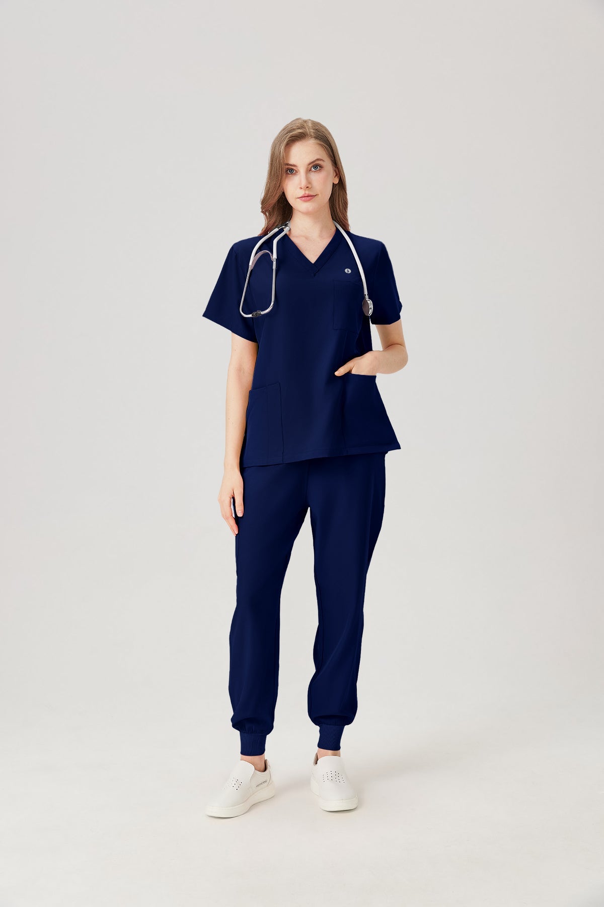 Classic Pijama Quirúrgica - Mujer Azul Marino