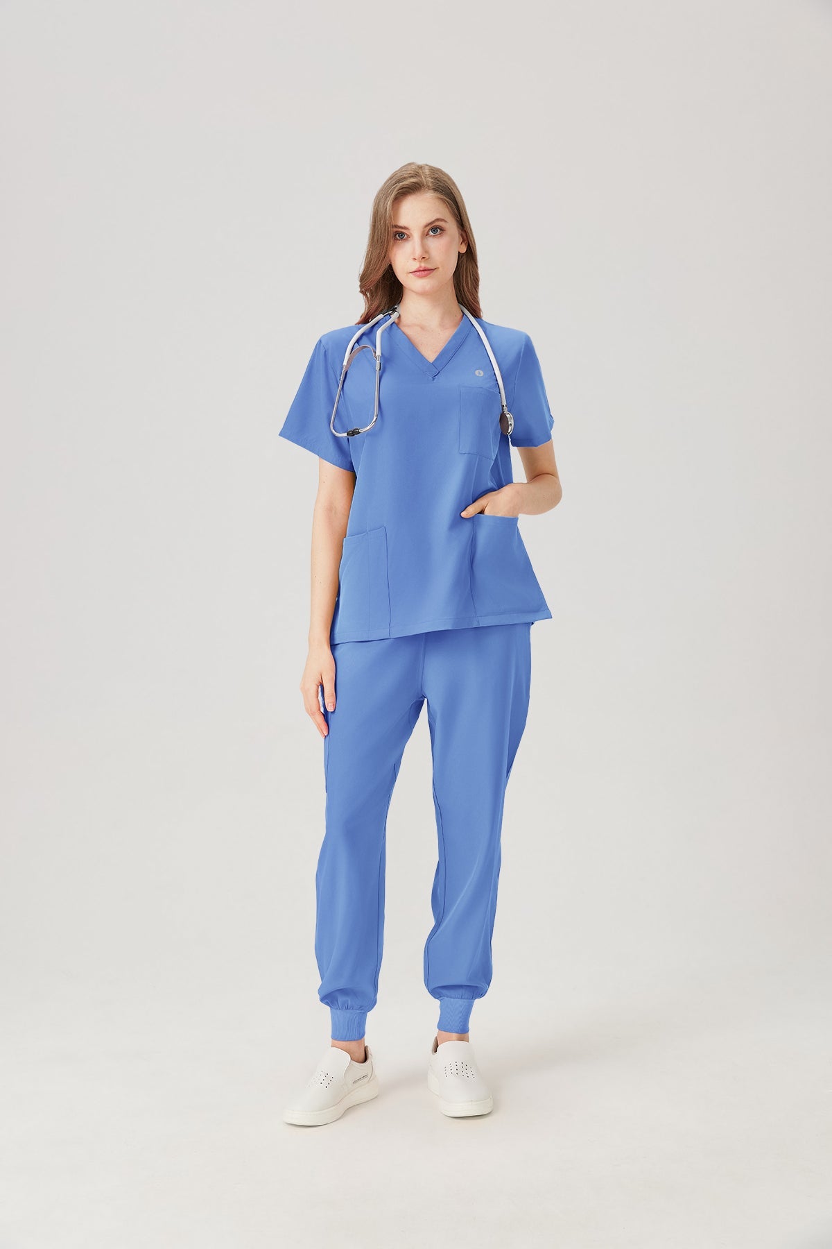 Classic Uniformes de Trabajo - Mujer Azul Claro