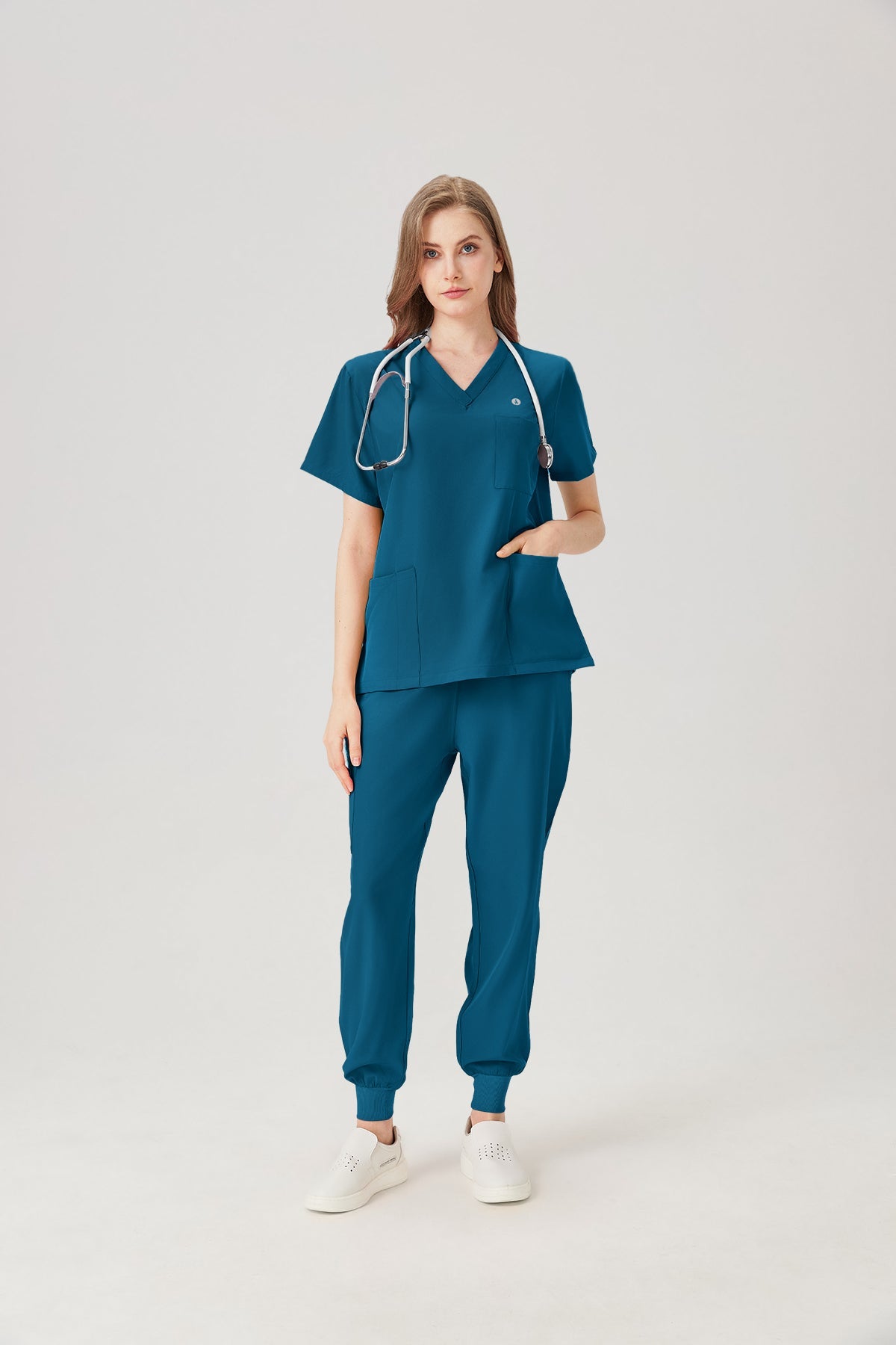 Classic Pijama Quirúrgica - Mujer Azure Blue