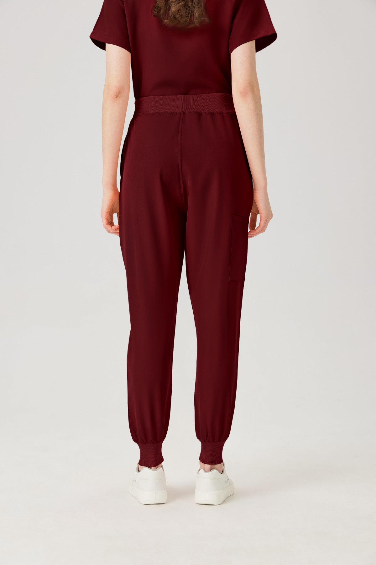Classic Pijama Quirúrgica - Mujer Vino