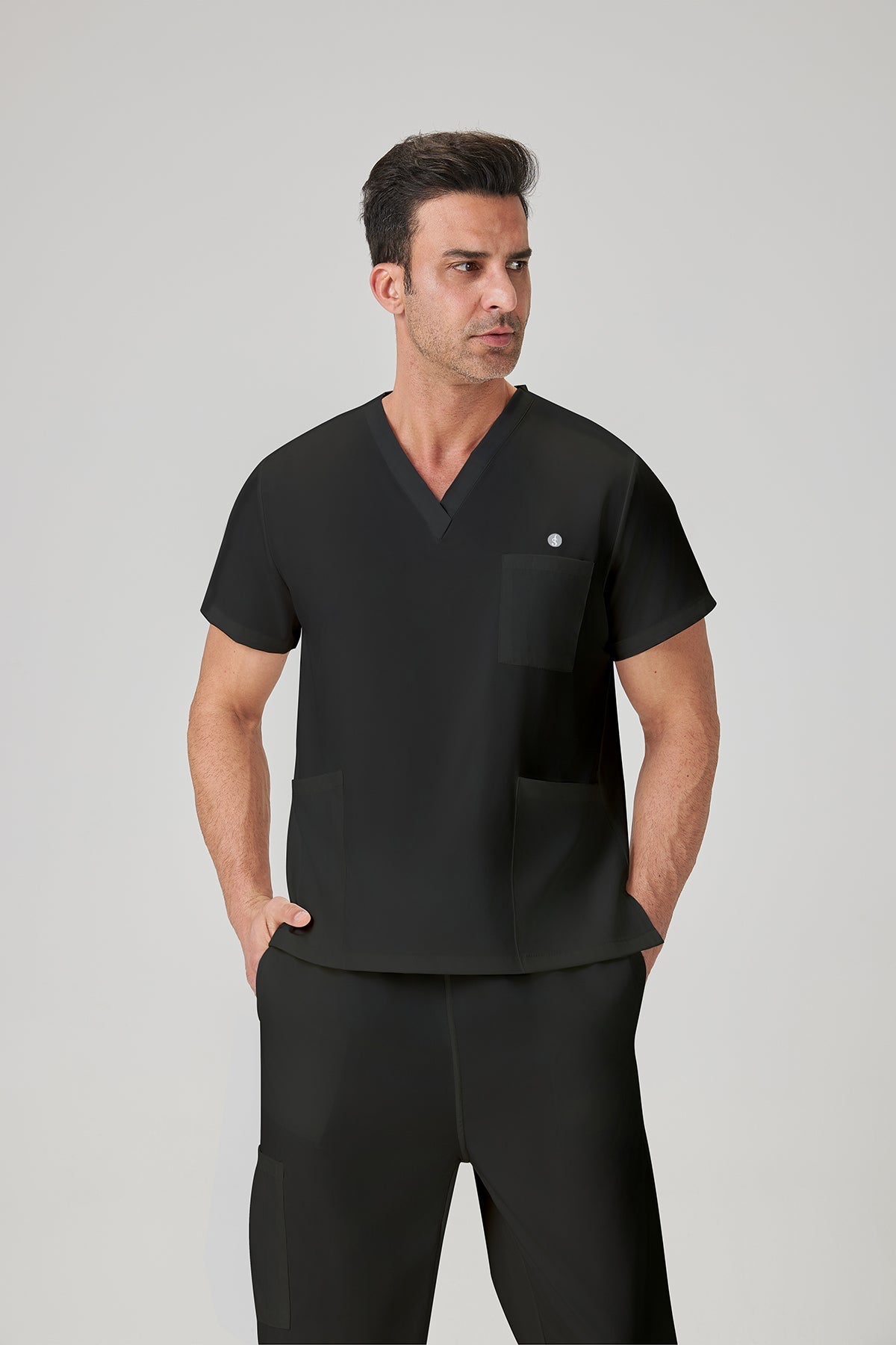 Classic Uniformes Quirúrgicos - Hombre Negro