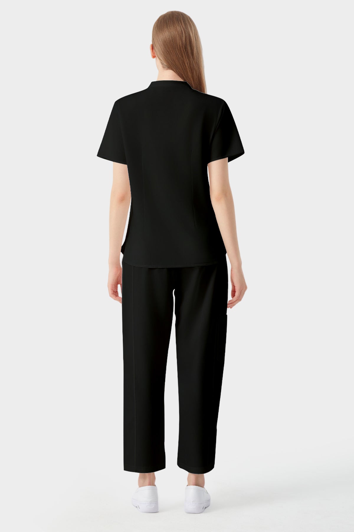 Uniformes Médicos Corte Recto - Mujer Negro