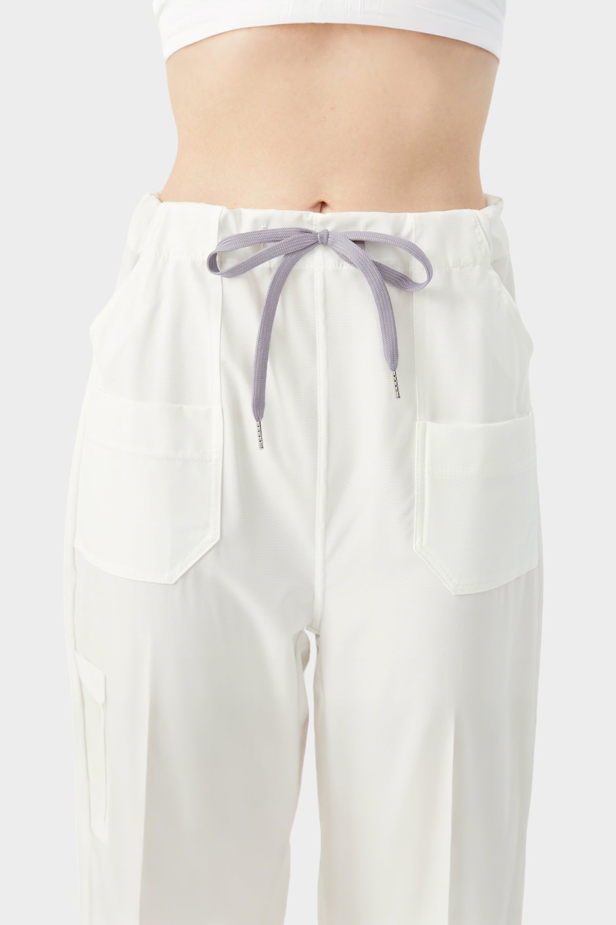 Uniformes de Trabajo Corte Recto - Mujer Blanco crema
