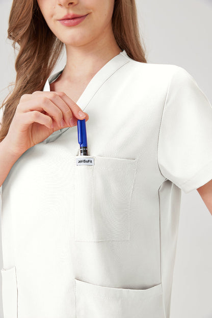 Prime Uniformes de Trabajo - Mujer Blanco crema