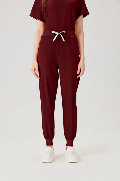 Classic Pijama Quirúrgica - Mujer Vino