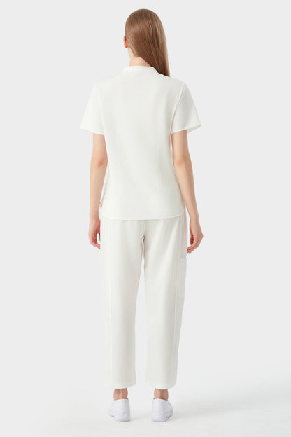 Uniformes de Trabajo Corte Recto - Mujer Blanco crema