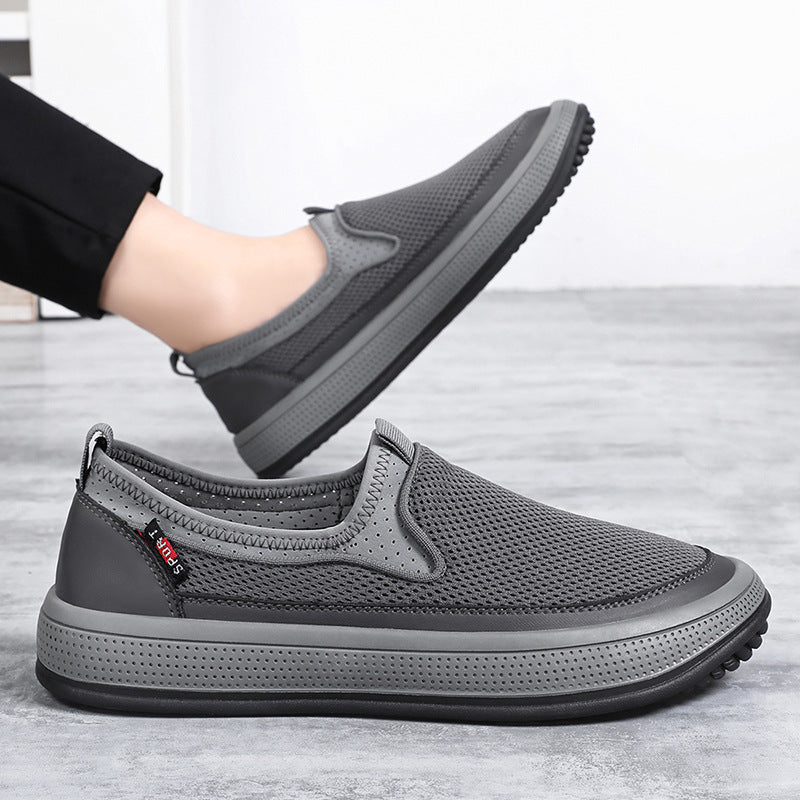 Zapatos 2025 nuevos zapatos de tela para hombres en verano