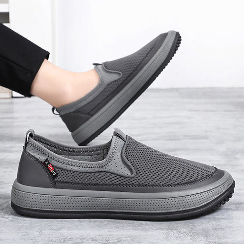 Zapatos 2025 nuevos zapatos de tela para hombres en verano